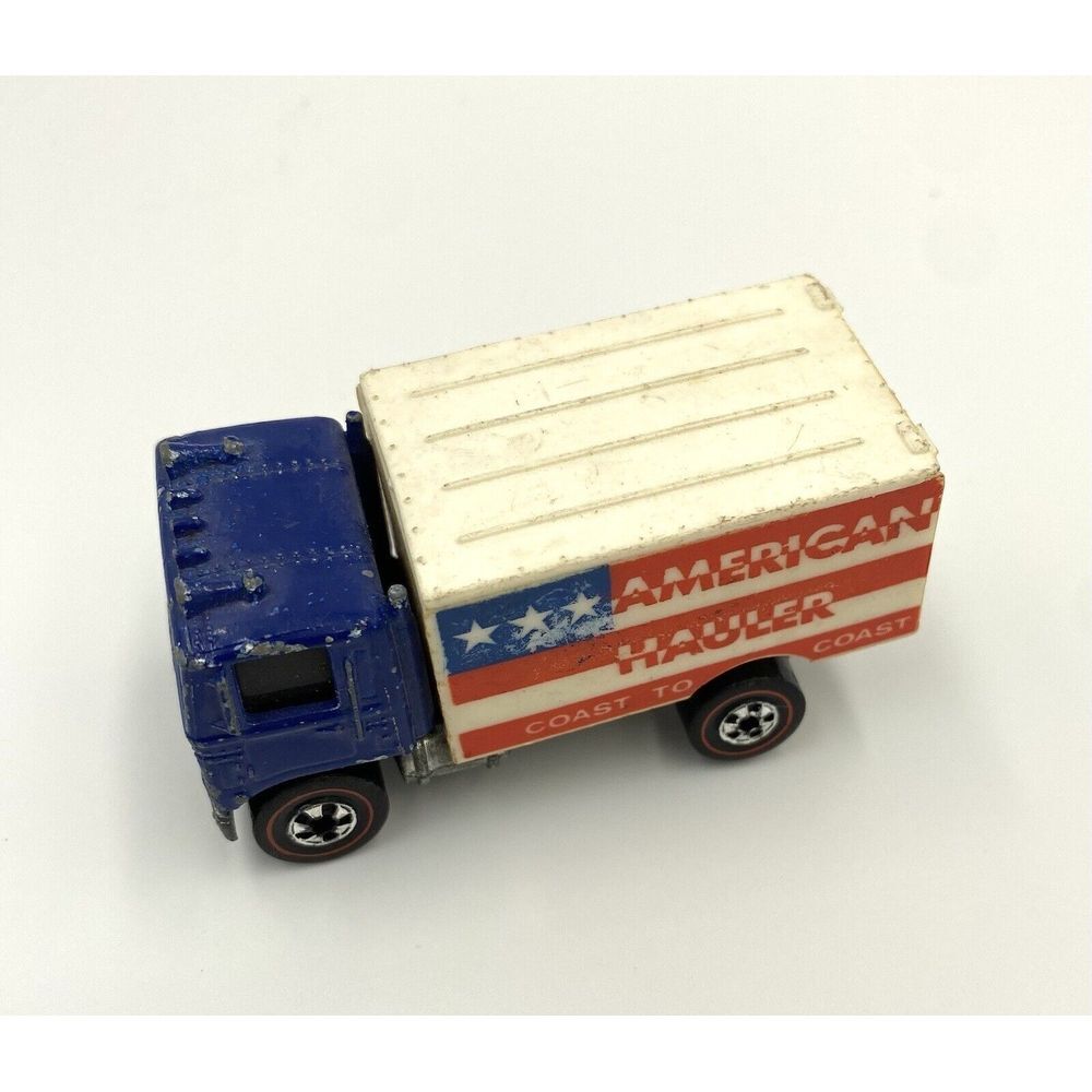 Hotโ Wheels Redline 1973 Hong Kong American Hauler Box Truck Vintage Flag